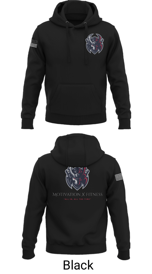 Hoodie, Motivation X Fitness, LLC, , Teamtime, Team time, sublimation, custom sports apparel, team uniforms, spirit wear, spiritwear, sports uniforms, custom shirts, team store, custom team store, fundraiser sports, apparel fundraiser