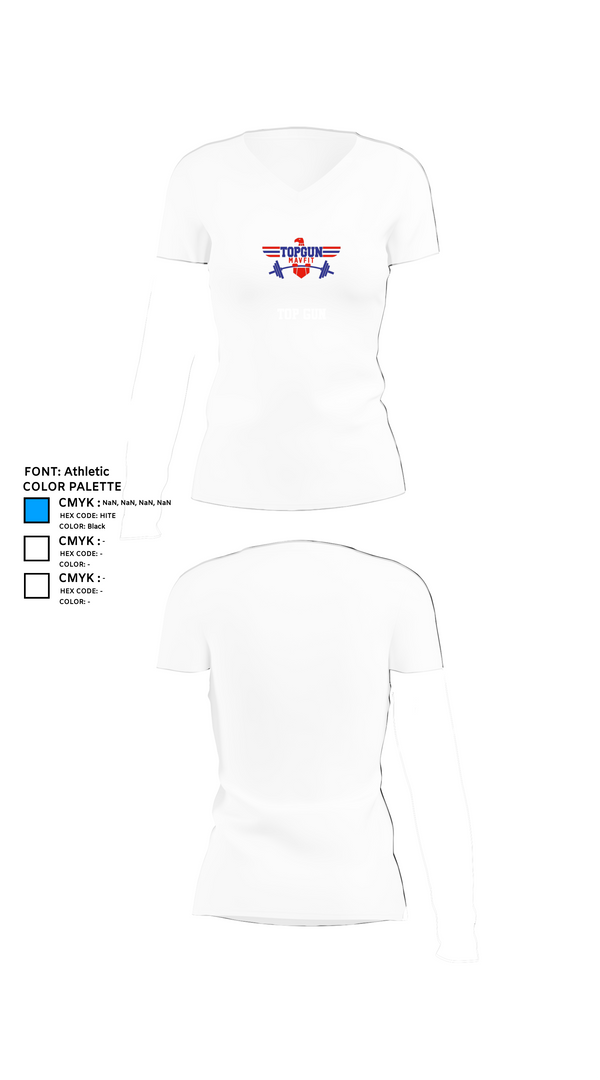 Womens Short Sleeve Vneck Shirt, Top Gun, Spirit Store, Teamtime, Team time, sublimation, custom sports apparel, team uniforms, spirit wear, spiritwear, sports uniforms, custom shirts, team store, custom team store, fundraiser sports, apparel fundraiser