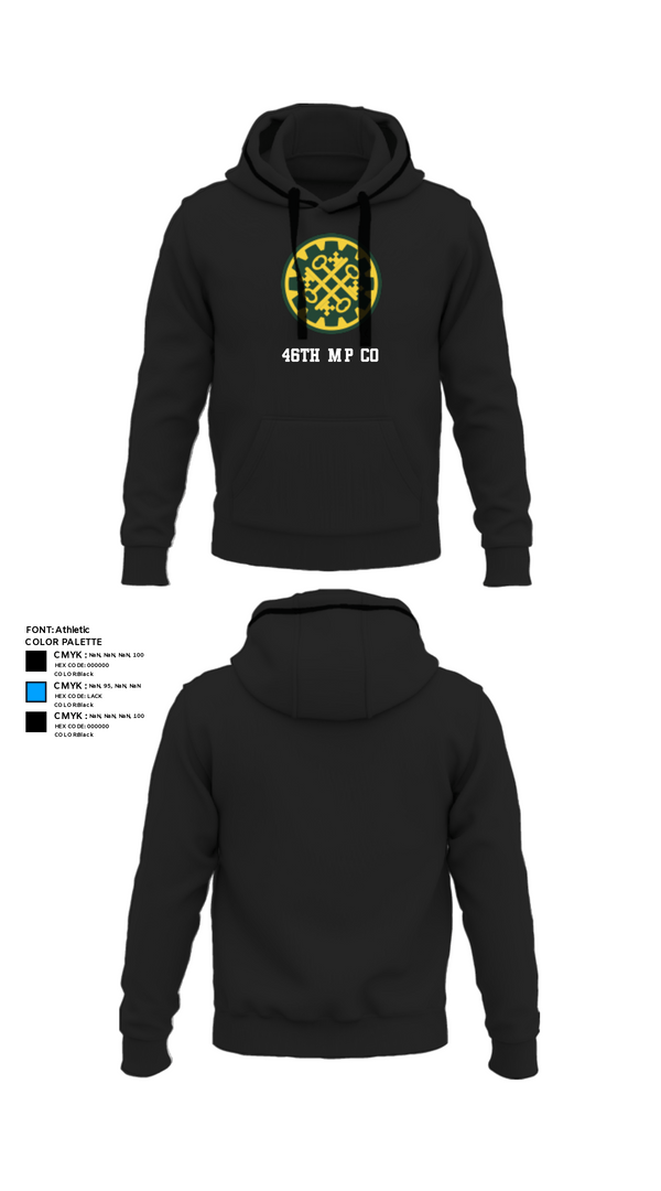 Hoodie, 46th MP Co, Army, Teamtime, Team time, sublimation, custom sports apparel, team uniforms, spirit wear, spiritwear, sports uniforms, custom shirts, team store, custom team store, fundraiser sports, apparel fundraiser