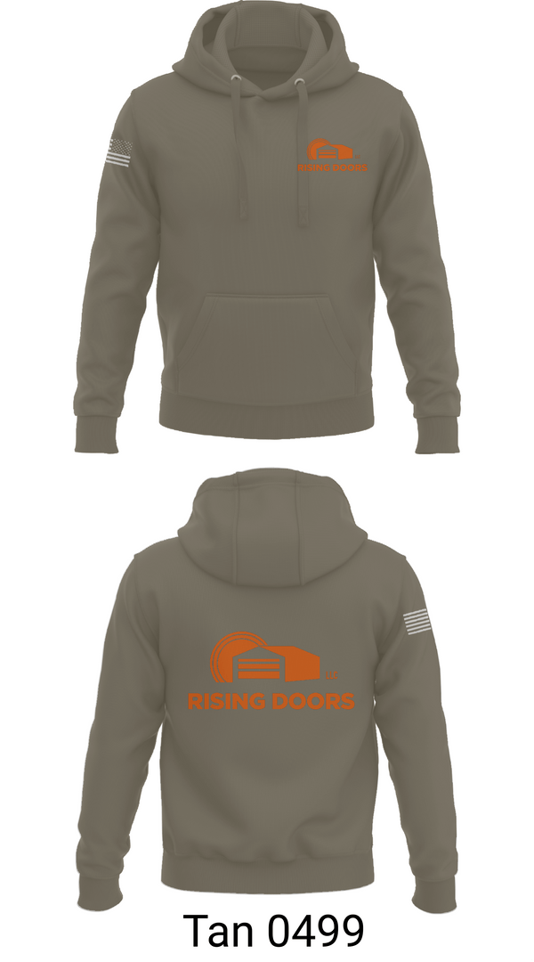 Hoodie, Rising Doors, Army, Teamtime, Team time, sublimation, custom sports apparel, team uniforms, spirit wear, spiritwear, sports uniforms, custom shirts, team store, custom team store, fundraiser sports, apparel fundraiser