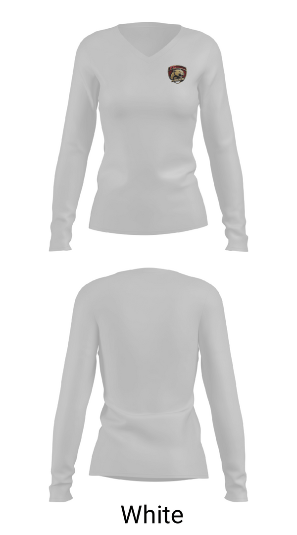 Women's Long Sleeve Vneck Shirt, FC Panthers, Men's Soccer, Teamtime, Team time, sublimation, custom sports apparel, team uniforms, spirit wear, spiritwear, sports uniforms, custom shirts, team store, custom team store, fundraiser sports, apparel fundraiser