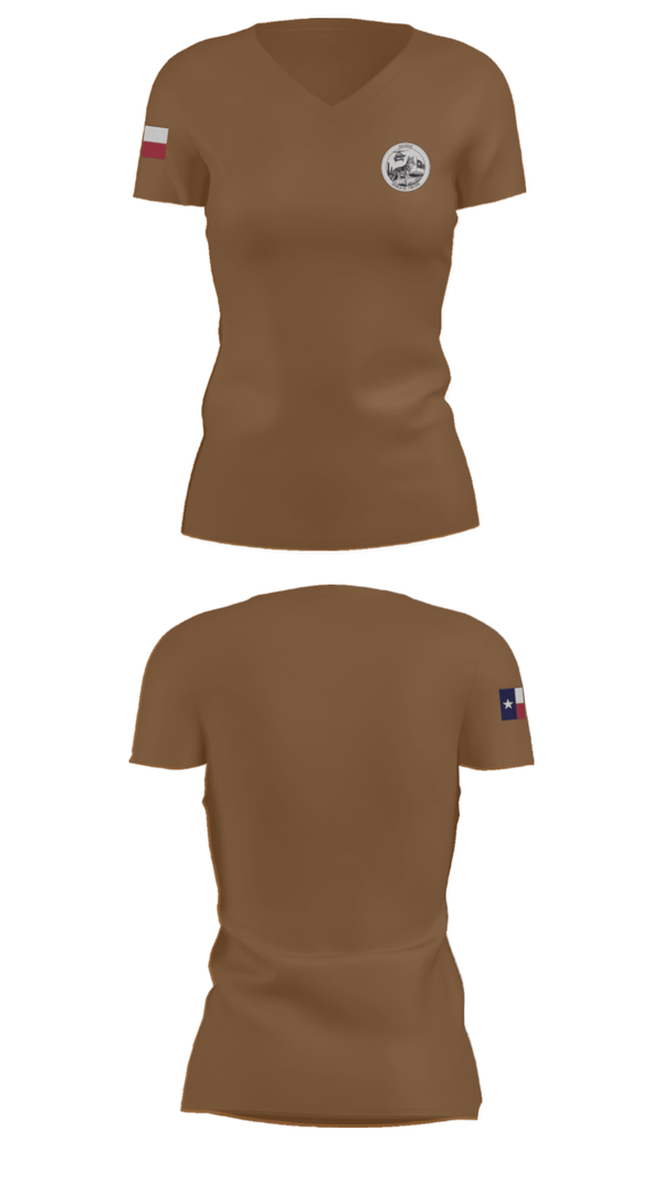 Women's Short Sleeve Vneck Shirt, Charlie C 1-158th AHB, Army, Teamtime, Team time, sublimation, custom sports apparel, team uniforms, spirit wear, spiritwear, sports uniforms, custom shirts, team store, custom team store, fundraiser sports, apparel fundraiser