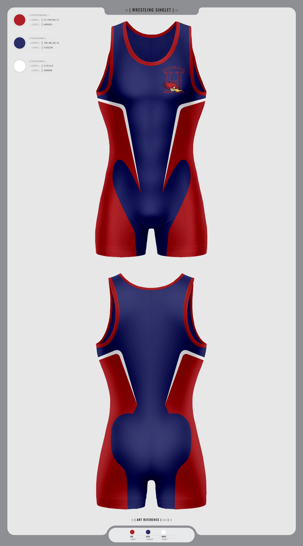 Wrestling Singlet, Holbrook High School Wrestling, Wrestling, Teamtime, Team time, sublimation, custom sports apparel, team uniforms, spirit wear, spiritwear, sports uniforms, custom shirts, team store, custom team store, fundraiser sports, apparel fundraiser