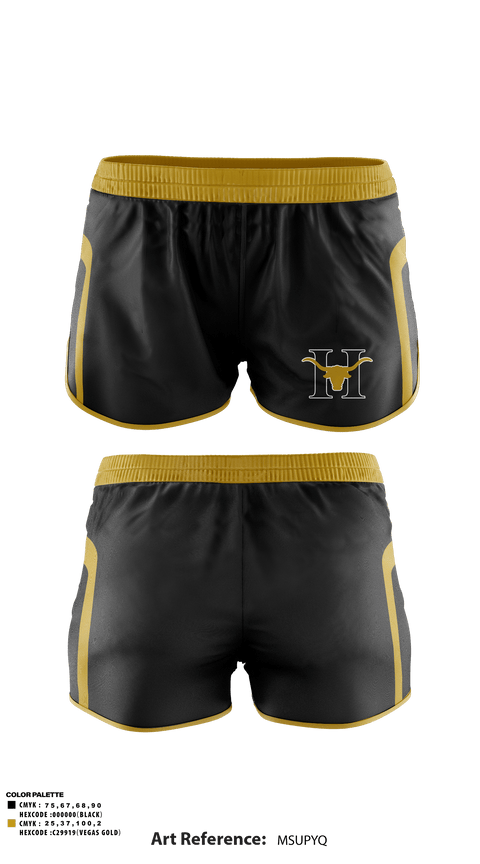 Womens Shorts, Hebbronville High School Cross Country, Cross Country, Teamtime, Team time, sublimation, custom sports apparel, team uniforms, spirit wear, spiritwear, sports uniforms, custom shirts, team store, custom team store, fundraiser sports, apparel fundraiser