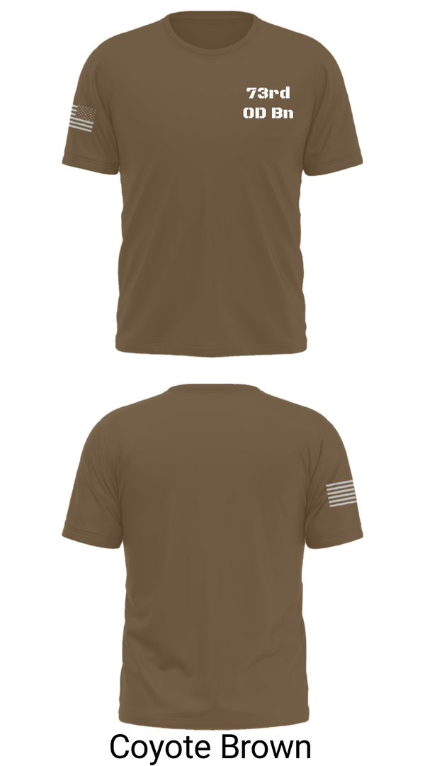 Old School Cotton Feel Shirt, 73rd OD Bn, Army, Teamtime, Team time, sublimation, custom sports apparel, team uniforms, spirit wear, spiritwear, sports uniforms, custom shirts, team store, custom team store, fundraiser sports, apparel fundraiser