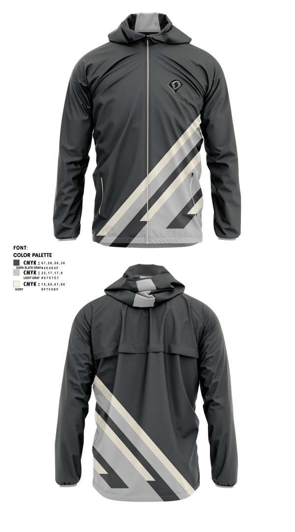 Windbreaker, Dean of Diamonds Athletic Training, Baseball, Teamtime, Team time, sublimation, custom sports apparel, team uniforms, spirit wear, spiritwear, sports uniforms, custom shirts, team store, custom team store, fundraiser sports, apparel fundraiser