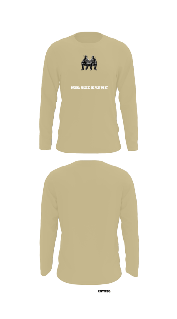 Long Sleeve Performance Shirt, Marina Police Department, Police, Teamtime, Team time, sublimation, custom sports apparel, team uniforms, spirit wear, spiritwear, sports uniforms, custom shirts, team store, custom team store, fundraiser sports, apparel fundraiser