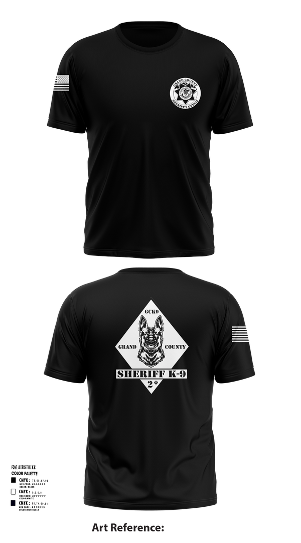 Short Sleeve Performance Shirt, GCSO K9, , Teamtime, Team time, sublimation, custom sports apparel, team uniforms, spirit wear, spiritwear, sports uniforms, custom shirts, team store, custom team store, fundraiser sports, apparel fundraiser