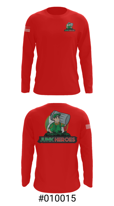 Long Sleeve Performance Shirt, Junk Heroes, , Teamtime, Team time, sublimation, custom sports apparel, team uniforms, spirit wear, spiritwear, sports uniforms, custom shirts, team store, custom team store, fundraiser sports, apparel fundraiser