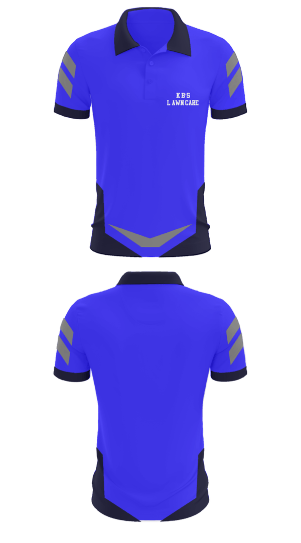 Short Sleeve Performance Polo, KB’s LawnCare, , Teamtime, Team time, sublimation, custom sports apparel, team uniforms, spirit wear, spiritwear, sports uniforms, custom shirts, team store, custom team store, fundraiser sports, apparel fundraiser