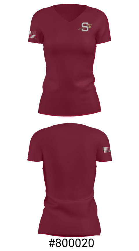 Women's Short Sleeve Vneck Shirt, Salem High School Baseball, Baseball, Teamtime, Team time, sublimation, custom sports apparel, team uniforms, spirit wear, spiritwear, sports uniforms, custom shirts, team store, custom team store, fundraiser sports, apparel fundraiser