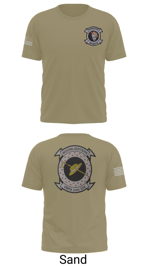 Short Sleeve Performance Shirt, VMFA-332 The Moonlighters, Marines, Teamtime, Team time, sublimation, custom sports apparel, team uniforms, spirit wear, spiritwear, sports uniforms, custom shirts, team store, custom team store, fundraiser sports, apparel fundraiser