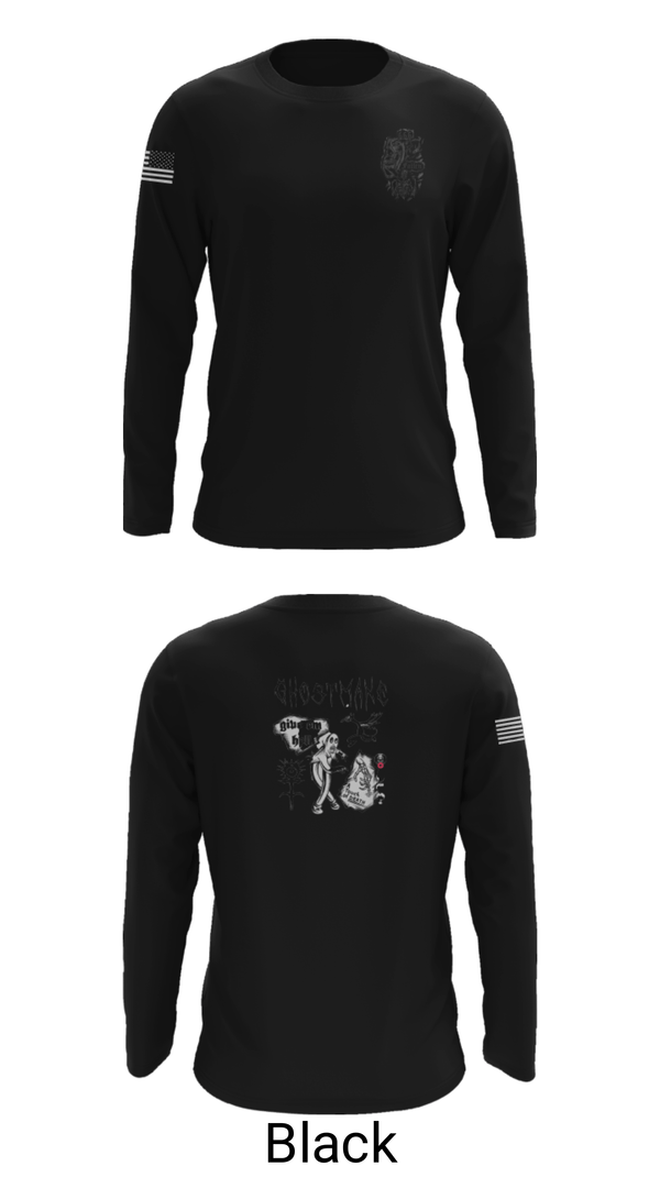 Long Sleeve Performance Shirt, Ceremonial Platoon, Marines, Teamtime, Team time, sublimation, custom sports apparel, team uniforms, spirit wear, spiritwear, sports uniforms, custom shirts, team store, custom team store, fundraiser sports, apparel fundraiser