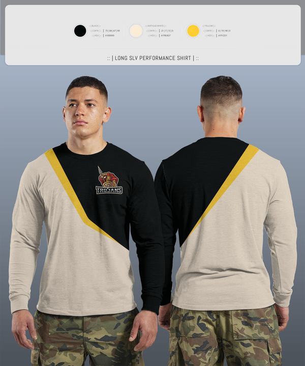 Long Sleeve Performance Shirt, TROJANS, Wrestling, Teamtime, Team time, sublimation, custom sports apparel, team uniforms, spirit wear, spiritwear, sports uniforms, custom shirts, team store, custom team store, fundraiser sports, apparel fundraiser