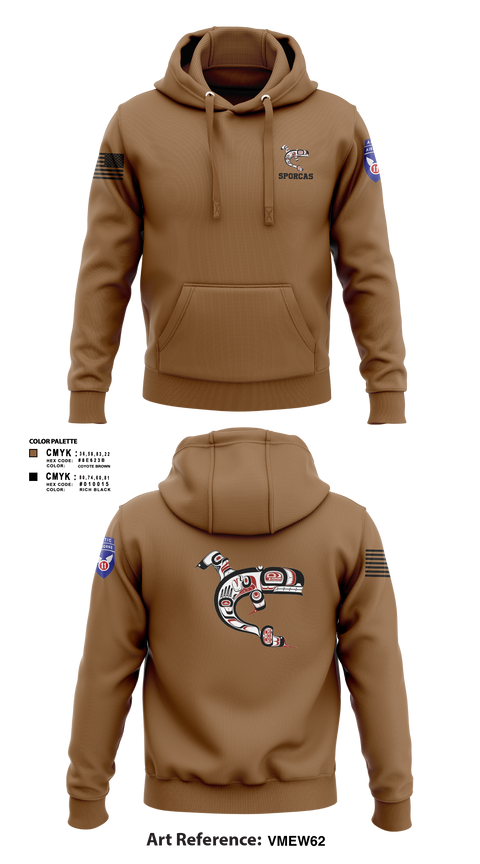 Hoodie, 725 SPO, Army, Teamtime, Team time, sublimation, custom sports apparel, team uniforms, spirit wear, spiritwear, sports uniforms, custom shirts, team store, custom team store, fundraiser sports, apparel fundraiser
