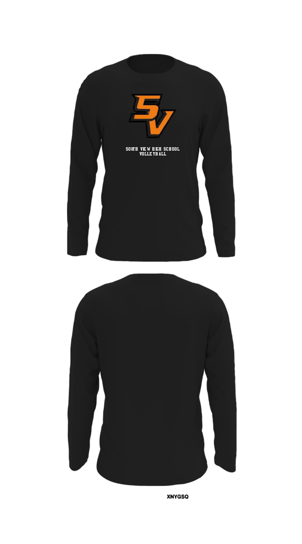 Long Sleeve Performance Shirt, South View High School Volleyball, Men's Volleyball, Teamtime, Team time, sublimation, custom sports apparel, team uniforms, spirit wear, spiritwear, sports uniforms, custom shirts, team store, custom team store, fundraiser sports, apparel fundraiser