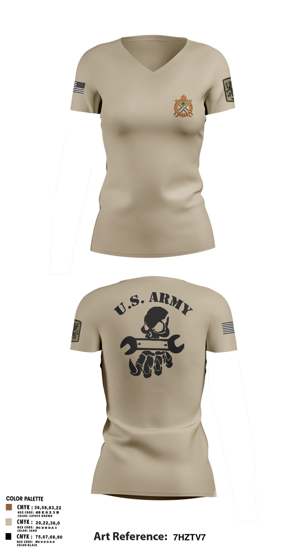 Womens Short Sleeve Vneck Shirt, 411TH CBRN COMPANY411TH CBRN COMPANY411TH CHEMICAL COMPANY, Army, Teamtime, Team time, sublimation, custom sports apparel, team uniforms, spirit wear, spiritwear, sports uniforms, custom shirts, team store, custom team store, fundraiser sports, apparel fundraiser