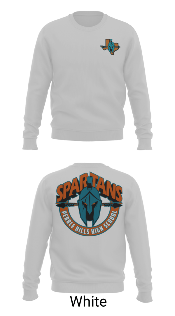 Crew Neck Sweatshirt, Spartans, Women's Basketball, Teamtime, Team time, sublimation, custom sports apparel, team uniforms, spirit wear, spiritwear, sports uniforms, custom shirts, team store, custom team store, fundraiser sports, apparel fundraiser