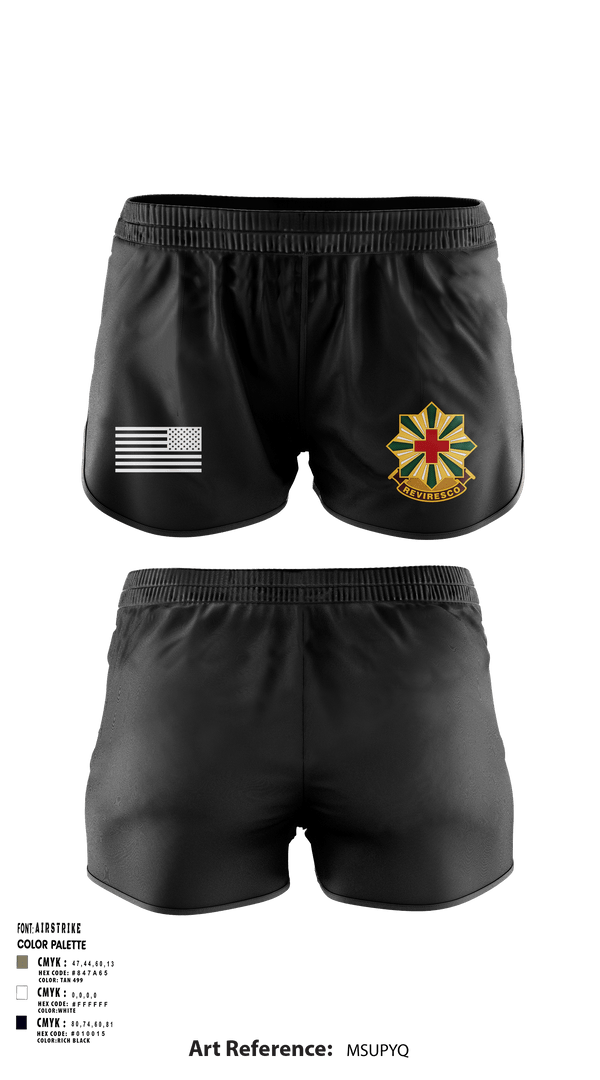 Ranger Panties, 745th Forward Resuscitative Surgical Detachment, Army, Teamtime, Team time, sublimation, custom sports apparel, team uniforms, spirit wear, spiritwear, sports uniforms, custom shirts, team store, custom team store, fundraiser sports, apparel fundraiser