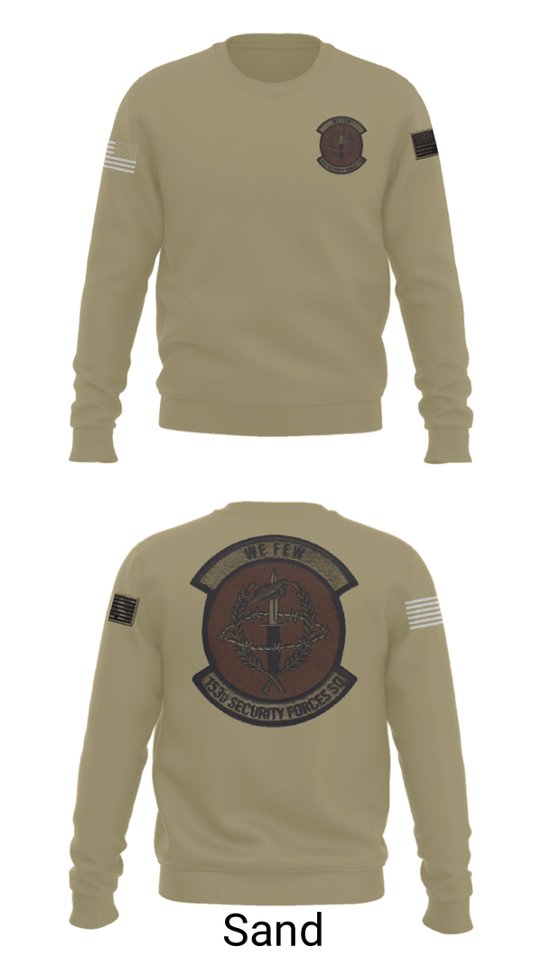 Crew Neck Sweatshirt, 153 SFS, Air Force, Teamtime, Team time, sublimation, custom sports apparel, team uniforms, spirit wear, spiritwear, sports uniforms, custom shirts, team store, custom team store, fundraiser sports, apparel fundraiser