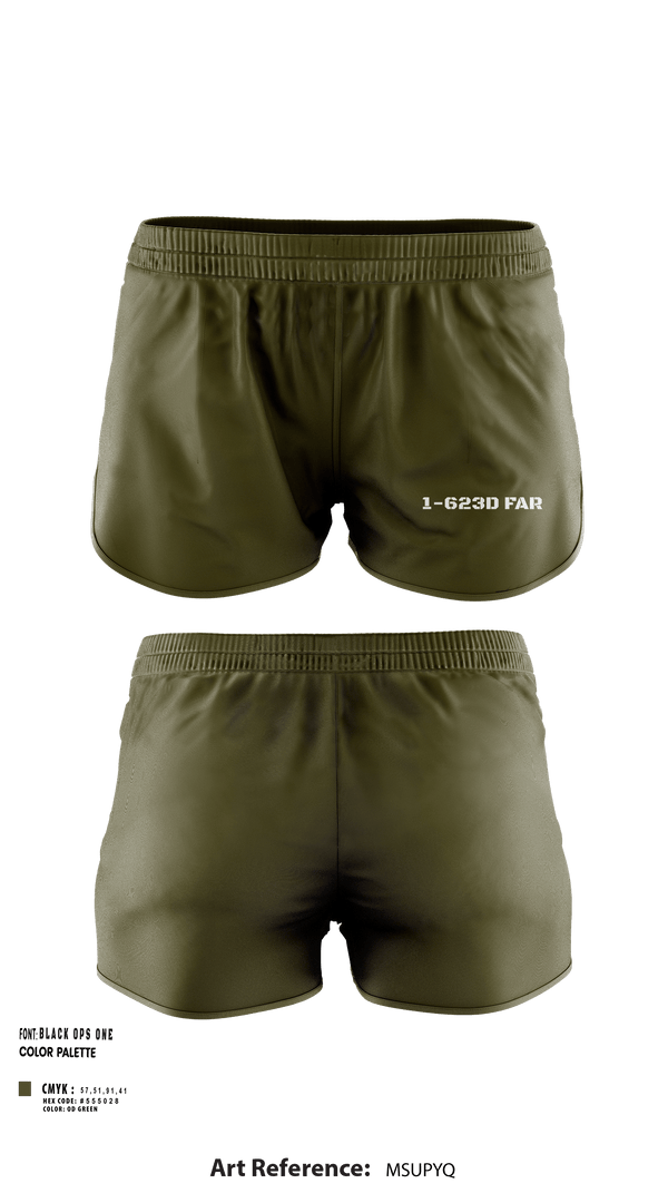 Ranger Panties, 1/623rd FAR1-623D FAR, National Guard, Teamtime, Team time, sublimation, custom sports apparel, team uniforms, spirit wear, spiritwear, sports uniforms, custom shirts, team store, custom team store, fundraiser sports, apparel fundraiser