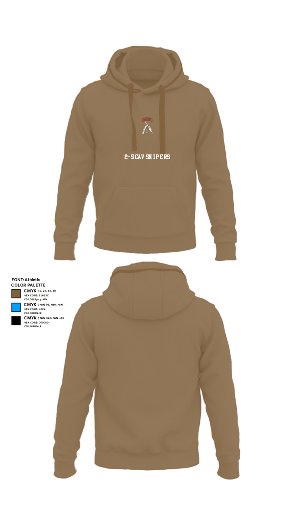 Hoodie, 2-5 CAV Snipers, Army, Teamtime, Team time, sublimation, custom sports apparel, team uniforms, spirit wear, spiritwear, sports uniforms, custom shirts, team store, custom team store, fundraiser sports, apparel fundraiser