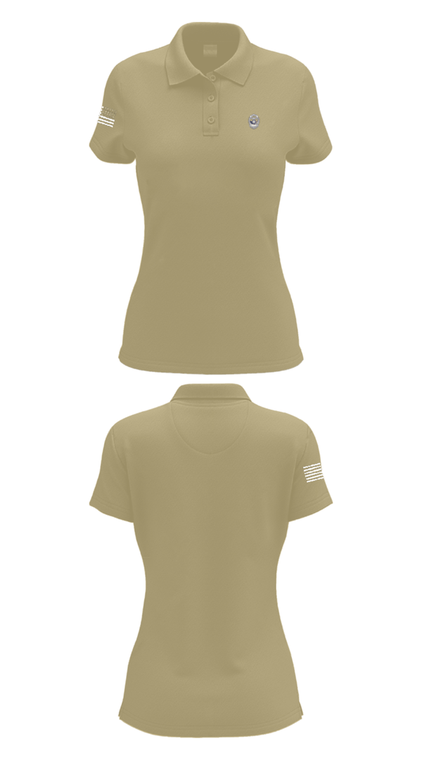 Women's Short Sleeve Performance Polo, Haskell Police Department, Police, Teamtime, Team time, sublimation, custom sports apparel, team uniforms, spirit wear, spiritwear, sports uniforms, custom shirts, team store, custom team store, fundraiser sports, apparel fundraiser