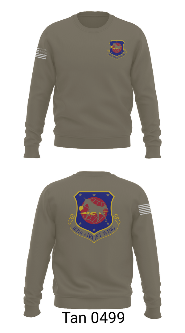 Crew Neck Sweatshirt, 167th air wing, , Teamtime, Team time, sublimation, custom sports apparel, team uniforms, spirit wear, spiritwear, sports uniforms, custom shirts, team store, custom team store, fundraiser sports, apparel fundraiser