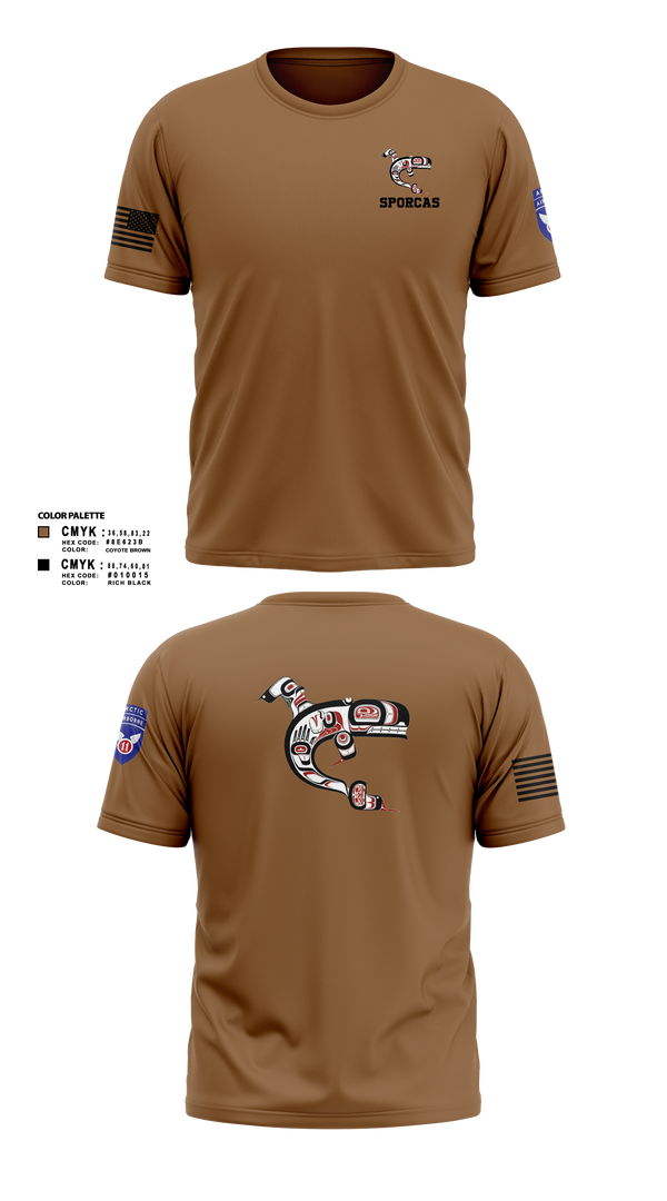 Short Sleeve Performance Shirt, 725 SPO, Army, Teamtime, Team time, sublimation, custom sports apparel, team uniforms, spirit wear, spiritwear, sports uniforms, custom shirts, team store, custom team store, fundraiser sports, apparel fundraiser