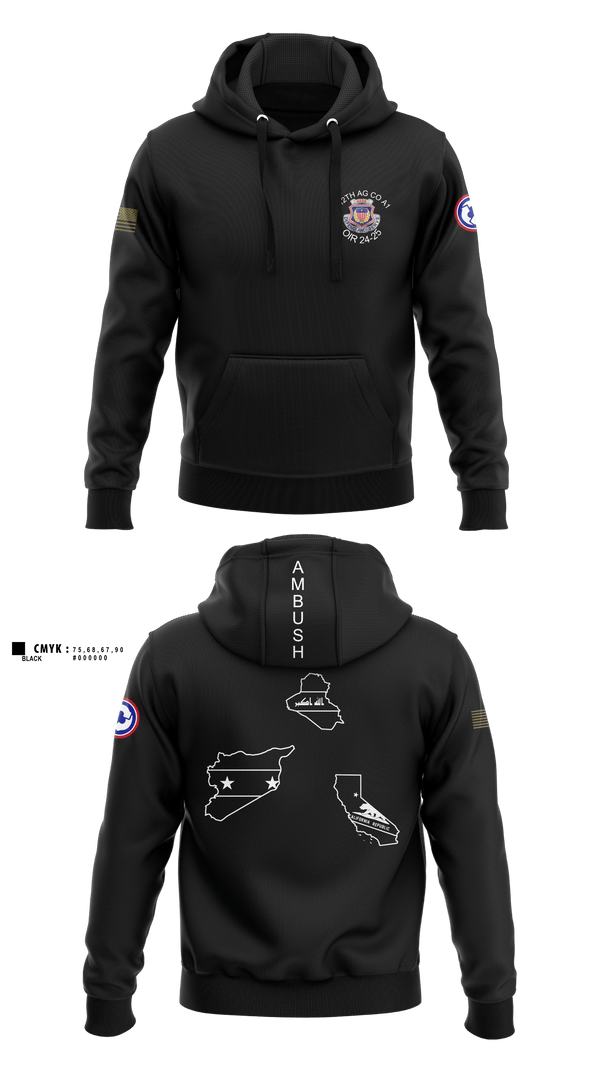 Hoodie, 312th HR CO, A1 Postal, Army, Teamtime, Team time, sublimation, custom sports apparel, team uniforms, spirit wear, spiritwear, sports uniforms, custom shirts, team store, custom team store, fundraiser sports, apparel fundraiser