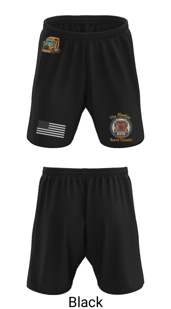 Athletic Shorts With Pockets, Rookies new school, , Teamtime, Team time, sublimation, custom sports apparel, team uniforms, spirit wear, spiritwear, sports uniforms, custom shirts, team store, custom team store, fundraiser sports, apparel fundraiser