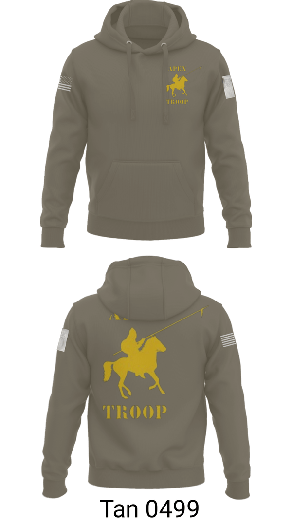 Hoodie, Alpha Troop, 1-221 CAV, National Guard, Teamtime, Team time, sublimation, custom sports apparel, team uniforms, spirit wear, spiritwear, sports uniforms, custom shirts, team store, custom team store, fundraiser sports, apparel fundraiser