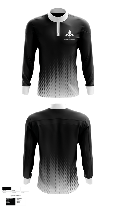 Quarter Zip Jacket, Skin Innovations, , Teamtime, Team time, sublimation, custom sports apparel, team uniforms, spirit wear, spiritwear, sports uniforms, custom shirts, team store, custom team store, fundraiser sports, apparel fundraiser