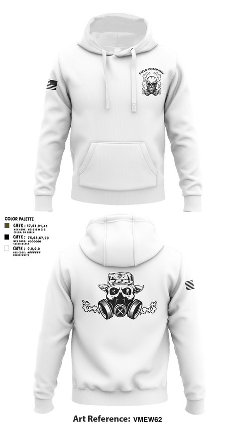 Hoodie, Field Company, Marines, Teamtime, Team time, sublimation, custom sports apparel, team uniforms, spirit wear, spiritwear, sports uniforms, custom shirts, team store, custom team store, fundraiser sports, apparel fundraiser