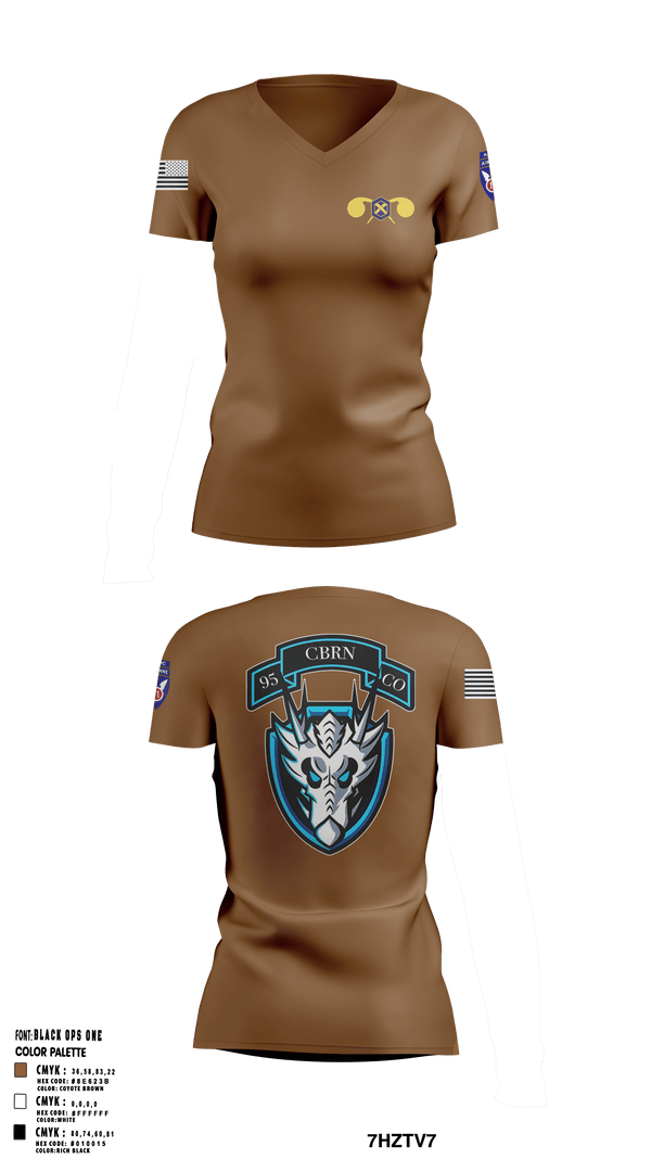 Women's Short Sleeve Vneck Shirt, 112th CRD, Army, Teamtime, Team time, sublimation, custom sports apparel, team uniforms, spirit wear, spiritwear, sports uniforms, custom shirts, team store, custom team store, fundraiser sports, apparel fundraiser