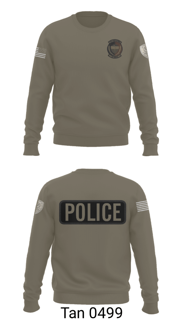 Crew Neck Sweatshirt, 27 SOSFS, Air Force, Teamtime, Team time, sublimation, custom sports apparel, team uniforms, spirit wear, spiritwear, sports uniforms, custom shirts, team store, custom team store, fundraiser sports, apparel fundraiser