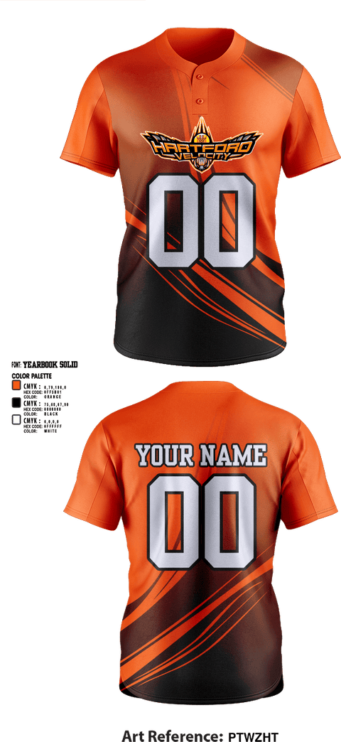 Full Button Softball Jersey, Hartford Velocity, Softball, Teamtime, Team time, sublimation, custom sports apparel, team uniforms, spirit wear, spiritwear, sports uniforms, custom shirts, team store, custom team store, fundraiser sports, apparel fundraiser