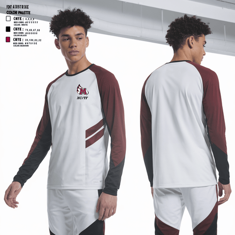 Long Sleeve Performance Shirt, Meredith College Avenging Angels, Track & Field, Teamtime, Team time, sublimation, custom sports apparel, team uniforms, spirit wear, spiritwear, sports uniforms, custom shirts, team store, custom team store, fundraiser sports, apparel fundraiser