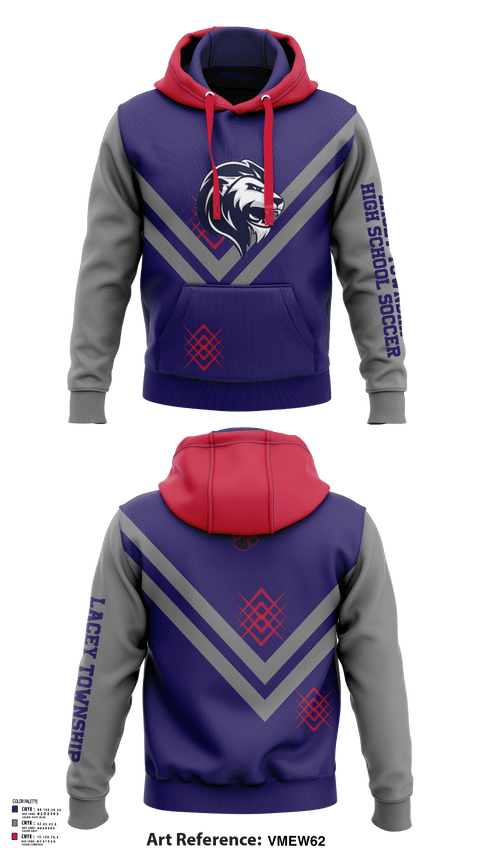 Hoodie, Lacey Township High School Soccer, Men's Soccer, Teamtime, Team time, sublimation, custom sports apparel, team uniforms, spirit wear, spiritwear, sports uniforms, custom shirts, team store, custom team store, fundraiser sports, apparel fundraiser