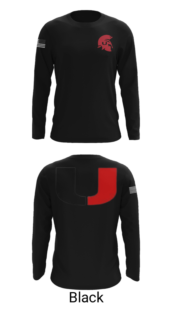 Long Sleeve Performance Shirt, Union High School Football, Football, Teamtime, Team time, sublimation, custom sports apparel, team uniforms, spirit wear, spiritwear, sports uniforms, custom shirts, team store, custom team store, fundraiser sports, apparel fundraiser