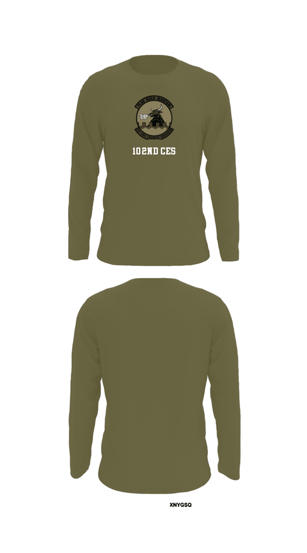 Long Sleeve Performance Shirt, 102nd CES, Air Force, Teamtime, Team time, sublimation, custom sports apparel, team uniforms, spirit wear, spiritwear, sports uniforms, custom shirts, team store, custom team store, fundraiser sports, apparel fundraiser