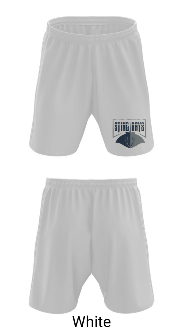 Athletic Shorts With Pockets, Coastal Academy High School Cheer, Cheer, Teamtime, Team time, sublimation, custom sports apparel, team uniforms, spirit wear, spiritwear, sports uniforms, custom shirts, team store, custom team store, fundraiser sports, apparel fundraiser
