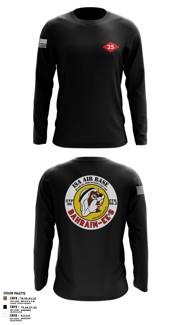 Long Sleeve Performance Shirt, NMCB 25 CTG 56.2, Navy, Teamtime, Team time, sublimation, custom sports apparel, team uniforms, spirit wear, spiritwear, sports uniforms, custom shirts, team store, custom team store, fundraiser sports, apparel fundraiser