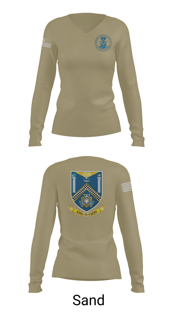 Womens Long Sleeve Vneck Shirt, 718 CES, Air Force, Teamtime, Team time, sublimation, custom sports apparel, team uniforms, spirit wear, spiritwear, sports uniforms, custom shirts, team store, custom team store, fundraiser sports, apparel fundraiser