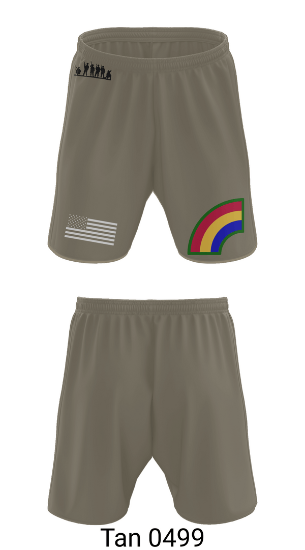 Athletic Shorts With Pockets, 42ND Infantry Division, Army, Teamtime, Team time, sublimation, custom sports apparel, team uniforms, spirit wear, spiritwear, sports uniforms, custom shirts, team store, custom team store, fundraiser sports, apparel fundraiser