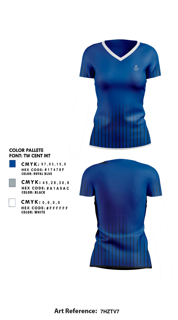 Womens Short Sleeve Vneck Shirt, Arnold High School Golf, Golf, Teamtime, Team time, sublimation, custom sports apparel, team uniforms, spirit wear, spiritwear, sports uniforms, custom shirts, team store, custom team store, fundraiser sports, apparel fundraiser