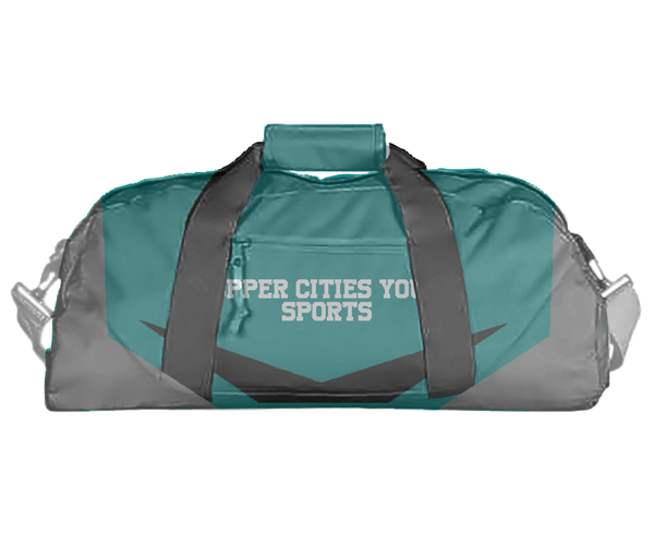Duffle Bag, Copper Cities Youth Sports, Spirit Store, Teamtime, Team time, sublimation, custom sports apparel, team uniforms, spirit wear, spiritwear, sports uniforms, custom shirts, team store, custom team store, fundraiser sports, apparel fundraiser