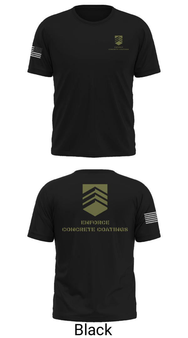 Old School Cotton Feel Shirt, ENFORCE CONCRETE COATINGS, , Teamtime, Team time, sublimation, custom sports apparel, team uniforms, spirit wear, spiritwear, sports uniforms, custom shirts, team store, custom team store, fundraiser sports, apparel fundraiser