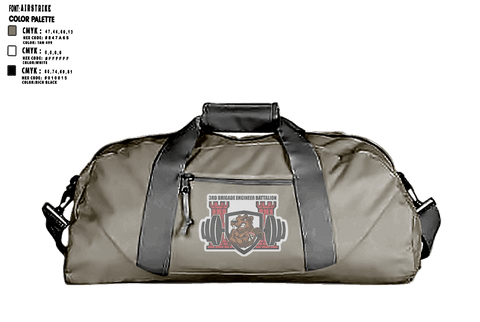 Duffle Bag, 3rd brigade engineer battalion, Army, Teamtime, Team time, sublimation, custom sports apparel, team uniforms, spirit wear, spiritwear, sports uniforms, custom shirts, team store, custom team store, fundraiser sports, apparel fundraiser