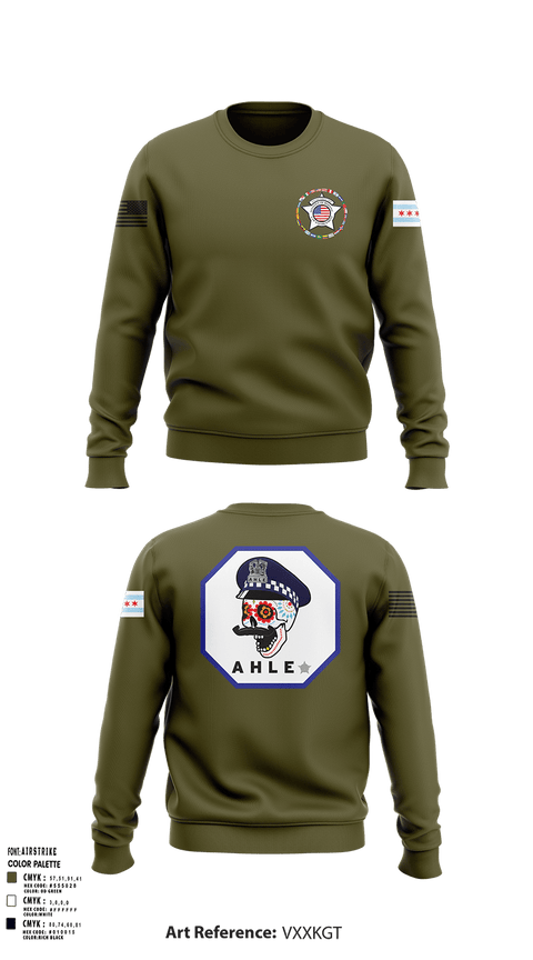 Crew Neck Sweatshirt, Cpd, Police, Teamtime, Team time, sublimation, custom sports apparel, team uniforms, spirit wear, spiritwear, sports uniforms, custom shirts, team store, custom team store, fundraiser sports, apparel fundraiser